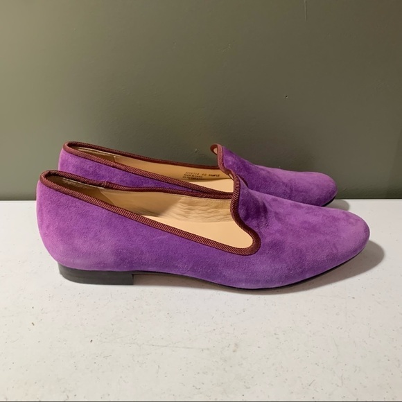 Cole Haan Suede Purple Flats - Picture 4 of 6